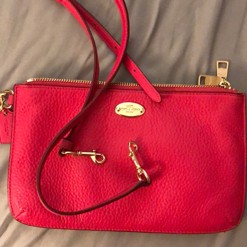 Coach large wristlet
